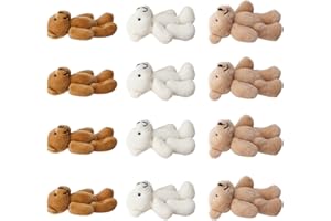 Caiqinlen Mini Orsetto di Peluche, Mini Orsetti di Peluche Simpatico Mini Colore Multiplo per Decorazioni di Nozze per Il Compleanno