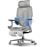 Hbada E3 Air Silla de Oficina Ergonomica - Soporte Lumbar Din&aacute;mico de 3 Zonas, Reposacabezas 3D y Brazos 3D, Silla Ergonomica