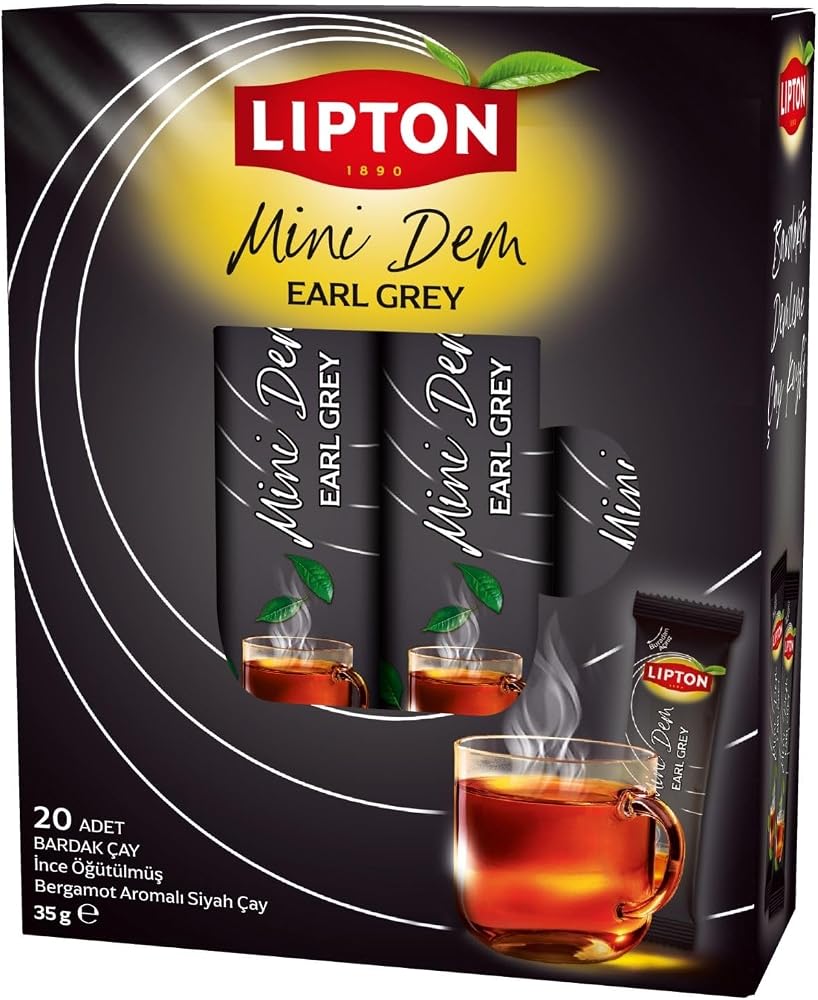 Lipton Mini Dem Earl Grey Bardak Çay 20x1.75gr