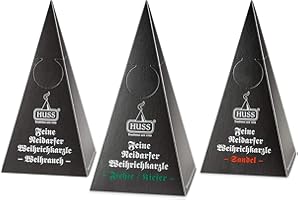 Huss - Feine Neudorfer Räucherkerzen - Weihrauch, Fichte/Kiefer, Sandel - 3er Mix (3X 24 Stück)