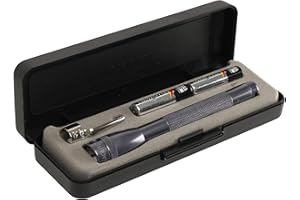 Torcia Maglite Super Mini R3 con custodia, Grigio (Gris), 12.7 cm