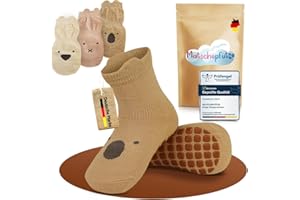 Matschepfuetze Children's Grip Socks – Extra Anti-Slip Function for Maximum Grip – Baby Socks for Comfort and Safety – Baby Grip Socks for Fun and Adventure without Risk of Slipping