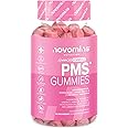 PMS Gummies - Vegan PMS Supplements for Women - with Probiotics, Vitamin B6, Magnesium - Vegan - Hormone Balance for Women - 60 Gummies - Novomins