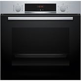 Bosch, Oven, Series 4, AirFry function, black/stainless steel, HBA514ES4 | Cook potatoes and other fries healthier, with less