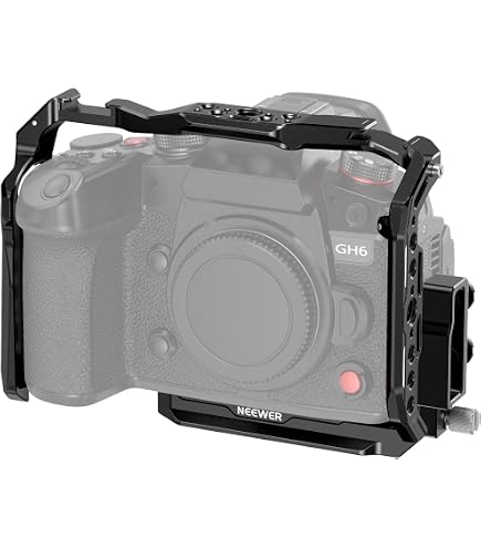 SMALLRIG Gabbia Quick Release Per Panasonic GH7 / GH6 - Cage Con Sgancio Rapido HawkLock, Piastra Arca, Completa Accessibilità