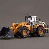 Oyuncak S&uuml;rtmeli Sesli Işıklı Metal Kep&ccedil;eli Buldozer İnşaat Aracı