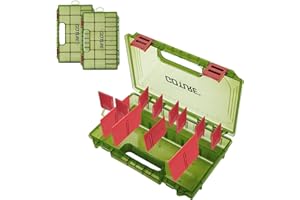 Goture Verdickte Köderbox Angeln 3600 - Transparente Angelbox mit Messlineal, Verstellbaren Trennwänden & Rutschfesten Doppelverschlüssen für Angelzubehör | Ergonomischer Griff (Option)