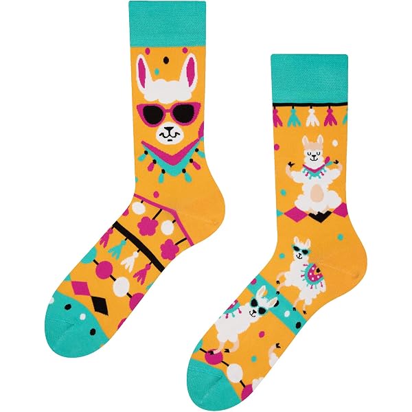 Many Mornings Unisex Socken – Kirschblüten-Mismatched Design, Bequem & Stylisch