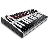 Akai Professional MPK Mini MK3 - USB MIDI Klavye Controller, 25 Mini Tuş, Arkadan Aydınlatmalı 8 Bateri Pedi, 8 D&uuml;ğme ve M&uuml;zi