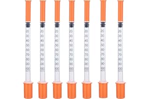 ZVF Pack of 20pcs 1ml Plastic Multiple Uses Measuring Tools, 0.32X6mm Laboratory Accessories, Individually Sealed Packaging