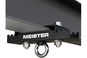 Meister Support de Serrage avec Crochet pour poutres de Support pour Sac de Frappe et Sac Lourd MMA, Sangles de Suspension et luminaires de Plafond