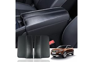 Ruiya Compatible with Peugeot 5008 3008 2017-2023 508GT 508SW Centre Armrest Cover,Armrest Cover Centre Console Armrest Protector Car Armrest Box Cover Centre Console Armrest Cover 3008 Accessories