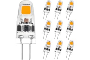 I-SHUNFA G4 LED-Lampor,Dimbara,Varmvitt 3000K,1,2 W,125 LM,10-Pack