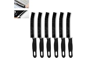 NXPUXP 6 Pièces Brosse de Nettoyage des Interstices,Brosses de Nettoyage de Crevasses à Poils Durs,pour Rainure Fenetre,Salle de Bain,Toilettes,Cuisine