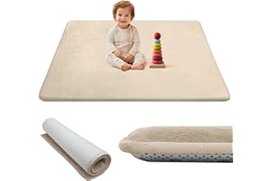 ‎LZDMY LZDMY Krabbelmatte Baby Spieldecke 120x170x3cm, Spielmatte weicher Teppich Kinderzimmer, Spielteppich Kinder Dicke Krabbeldecke mit Rutschfester Unterseite Kinderteppich Wohnzimmer Junge & Mädchen