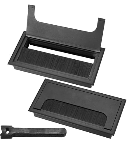 Lot De 50 Passe‑câbles En Caoutchouc 10mm – Double Côté Joint Protecteur Noir – Uxcell