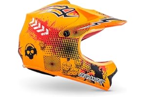 ARMOR HELMETS® AKC-49 „Black“ · Kinder Cross-Helm · Motorrad-Helm MX Cross-Helm MTB BMX Cross-Bike Downhill Off-Road Enduro-Helm Moto-Cross · DOT Schnellverschluss Tasche XS–XL (51-60cm)