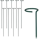 Lot De 20 Tuteurs à Tomates En Spirale - 120 Cm, Acier Revêtu Vert, Pour Jardin Et Balcon