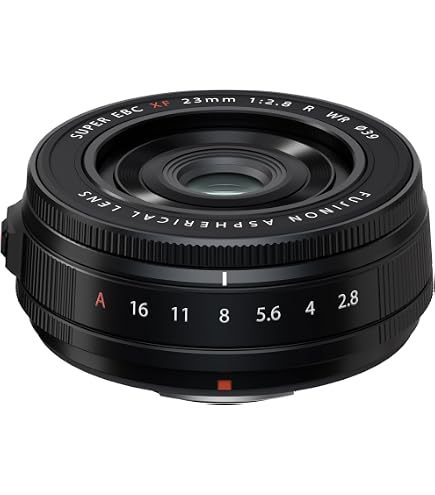 Fujifilm FUJINON XF23mmF2.8 R WR Black, 23 mm f/2.8 Lens, Weather
