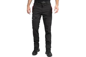 Höhenhorn Spodnie Trekkingowe Trekmaster, Softshellowe, Zimowe, Outdoorowe, Z Podszewką, Snowboardowe, Czarne, M