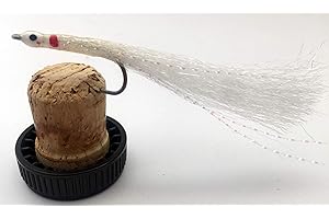 BestCity Saltwater Fly Fishing Sand Eels/Sandeels Sizes 2 & 2/0 Pack of 6#61D