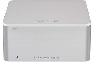 FANMUSIC Topping P50 Zasilacz liniowy do powłok D50/D50s / DX3 Pro / A50 110V-240V (srebrny)