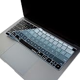 McStorey T&uuml;rk&ccedil;e Q Klavye Koruyucu MacBook Air 13 A1932 A2179 A2337 M1 Uyumlu | US Amerikan D&uuml;z Enter ANSI | T&uuml;rk&ccedil;e Baskılı Si