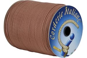 Corderie Italiane 003024873 Cordino per tende veneziane, 3 mm, 200 Metri, Mattone