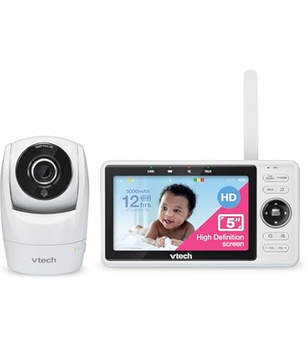 iTODOS Babyfoon vloerstandaard houder voor Vtech VM901 en VM919HD babyfoon, houd de baby uit de buurt van aanraken, sterke en zware metalen materialen, meer veiligheid