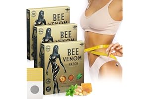 ACWOO Bienengift-Schlankheitspflaster, Bienengift Lymphdrainage Schlankheitspflaster, Bienengift Pflaster zum Abnehmen, Bee Venom Pflaster für Gewichtsreduktion, Entgiftung, Abführmittel（21pc）