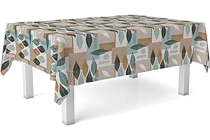 ECOMMERC3 | Mantel Hule Mesa Rectangular Tamaño 180x140 cm Estilo, Durabilidad y Fácil Limpieza para tu Mesa - Mantel Hule Antimanchas e Impermeable