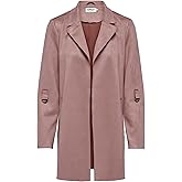 Only ONLCARRIE Bonded Coat OTW Noos Manteau, Woodsmoke/Detail:W.Melange, S Femmes Dès 35,00 € - Sur