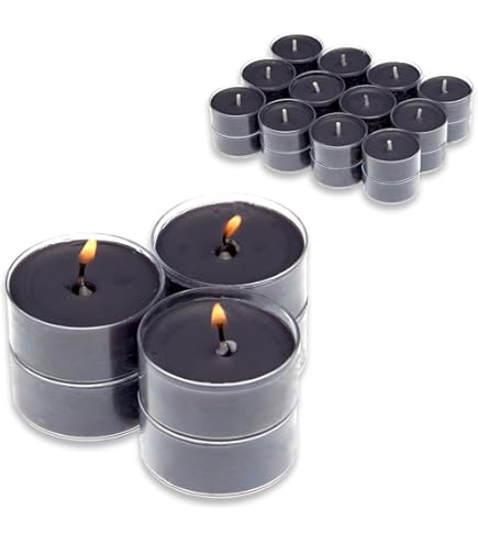 Candelo Ambiente Lot De 24 Bougies Chauffe-plat Parfumées Wellness - 1,7 X 3,8 Cm Chacune - Durée De Combustion 4 Heures - Bleu