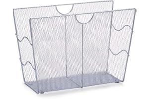 Zeller Present 17718 Porte-Revues en Maille Tressée, 39 x 17,5 x 27 cm