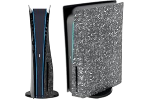 Q-View Q-View Façade pour PS5 Hydro avec design personnalisé – Plaques de protection pour PS5 avec design personnalisé – Accessoires de qualité supérieure pour PS5 (carbone fondu)