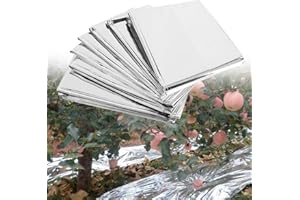 HERCHR 2Pcs Plant Reflective Film Plant Growth Mylar Films 82.7×47.2inch High Reflective Garden Greenhouse Covering Foil Sheets Reflective Covering Foilsheets for Garden to Increase Plantgrowth