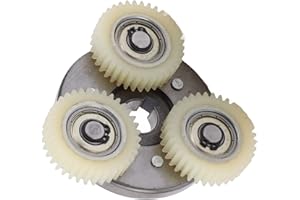 ‎BEWINNER 36T Nylon Getriebekupplungssatz für Bafang Motor - Ersatzteil für 250W/350W Mittelantrieb, mit Stahlkupplung 70mm
