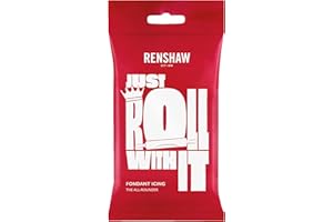 Renshaw Just Roll With It Fondant Icing - White, 1 kg (Pack of 1)