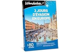Wonderbox - 3 Jours D'évasion en Europe - Coffret Cadeau - Idée Cadeau Séjours