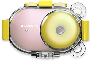 AgfaPhoto Fotocamera impermeabile per bambini Realikids Cam Realikids Cam con fotocamera impermeabile + MSD8GB, Rosa