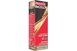 VIP'S PRESTIGE Vips Prestige - Teinture semi-permanente BeColor couleur chocolat naturel BC02, sans ammoniaque et sans peroxyde