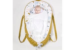 Babiesoul Spjälsäng reducerare - baby ängelbo kokong-baby cododo-baby-100 % bomull-80 cmx50 cm-spädbarn