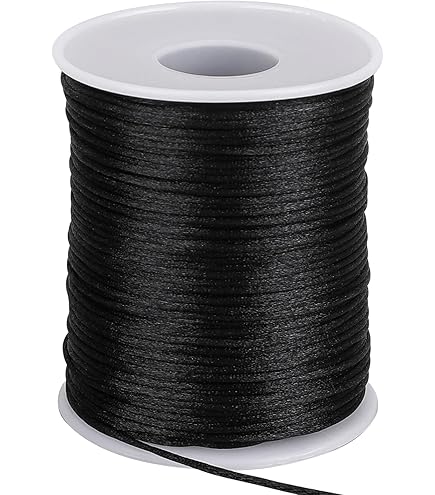 QUARKZMAN Satijnen nylon koord, 2 mm, 100 m, zijdezacht gladde