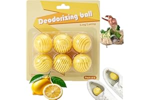 VCCGRRL 6PCS Shoe Deodorizer Balls – Long-Lasting Freshness for Shoes! Eliminate Odors with These Portable Air Freshener Balls. Perfect for Men, Women & Athletes. Natural & Effective Shoe Smell Remover