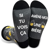 Chaussettes Fantaisie Femme 39-42 'Maman En Pause Demande à Papa' - Cadeau Humoristique Maman, Mamie, Anniversaire Ou Noël