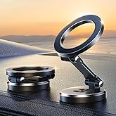 JOYROOM iPhone 16/16 Pro Max MagSafe Ara&ccedil; Montajı, [T&uuml;m Metal ve 360&deg; Ayarlama] N55 G&uuml;&ccedil;l&uuml; Mıknatıslı Araba i&ccedil;in Manyetik Tele