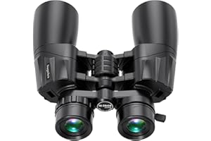 SOGRIES Binocolo con zoom 10-30x50 per adulti, binocolo HD per bird watching, viaggi, caccia, concerti con visione ampia, BAK4, obiettivo FMC, visione chiara in cattivo