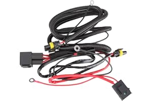 Oranges Autoparts Car HID Kit Wire Relay Harness H7 H1 H3 Xenon HID Kit 40 AMP with FUSE