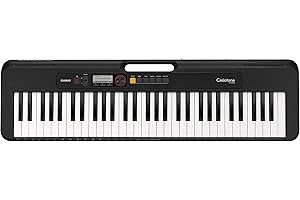 Casio CT-S200BKC5 61 Key Portable Electronic Keyboard in black with Dance Music Mode