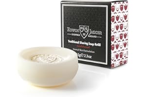 ‎EDWIN JAGGER Edwin Jagger SSSW Sandelholz 99,9% Natürlich Traditionelle Rasierseife 65g Nachfüllpackung